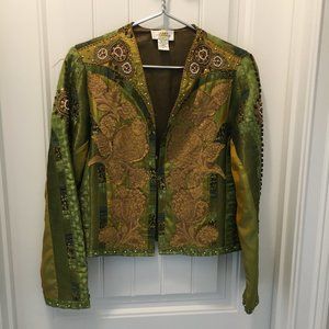 Sandy Starkman Green Jacket  size M  $29.00